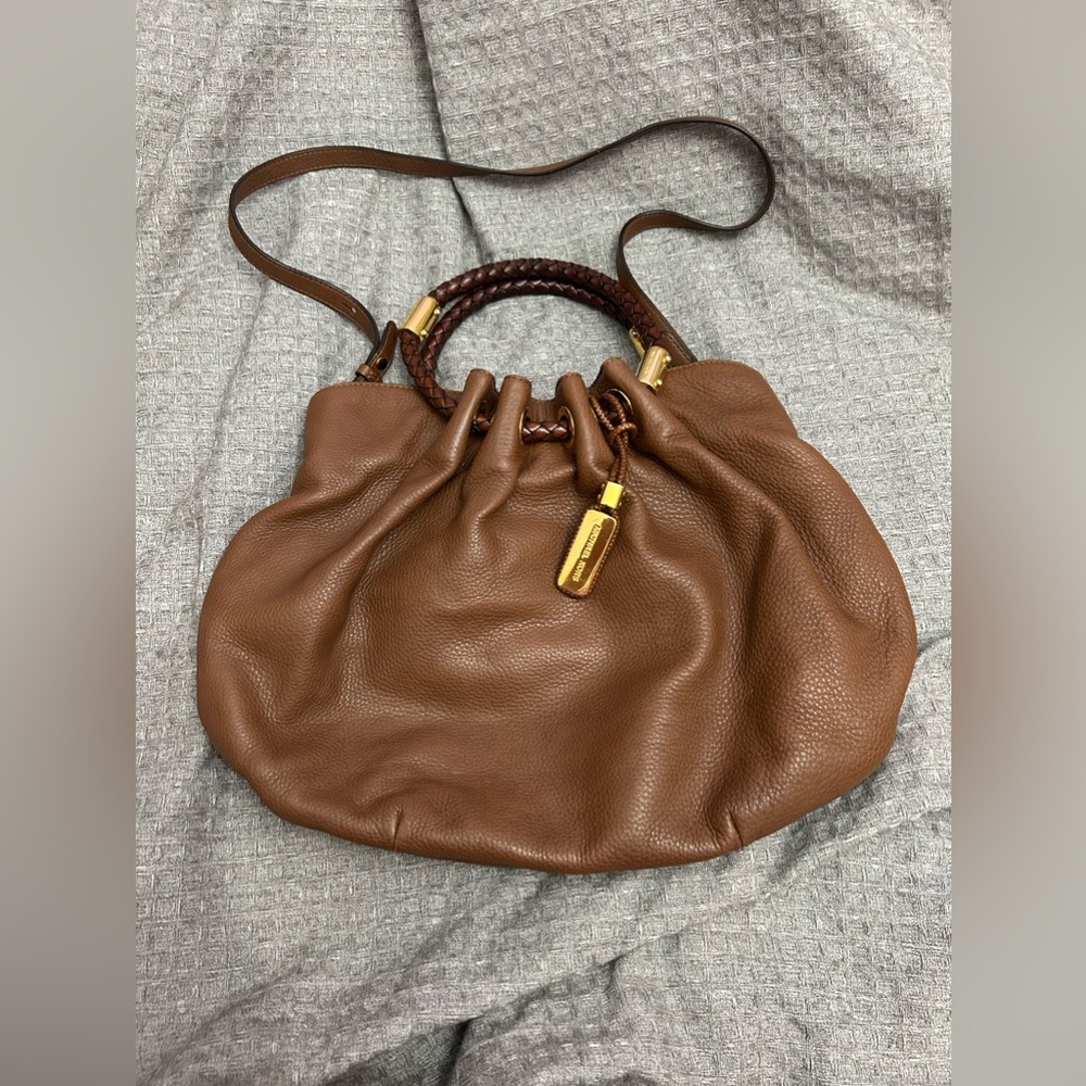 Michael Kors "Skorpios" Pebbled Leather Bag